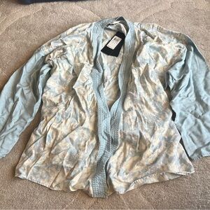XS Kimono Jacket – Blue Floral